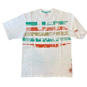 Vtg Ecko Unltd T-Shirt Mens XL Oversized Y2K Short Sleeve Double Sided Print